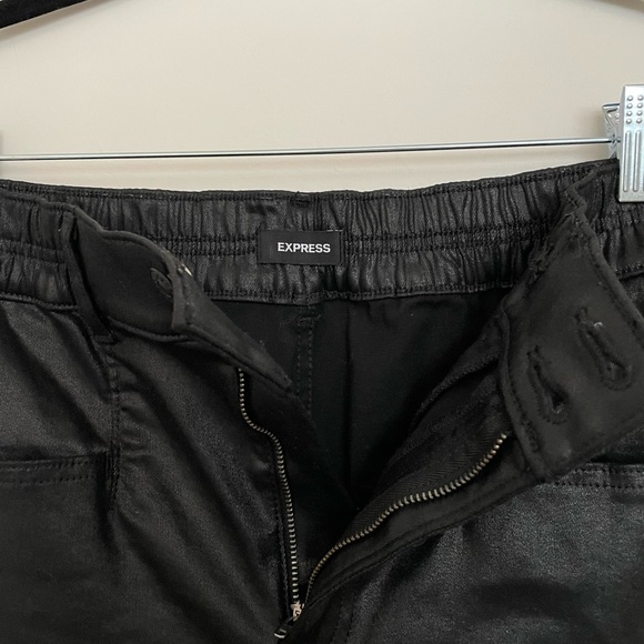 Faux Leather Jogger Pant - Picture 2 of 2
